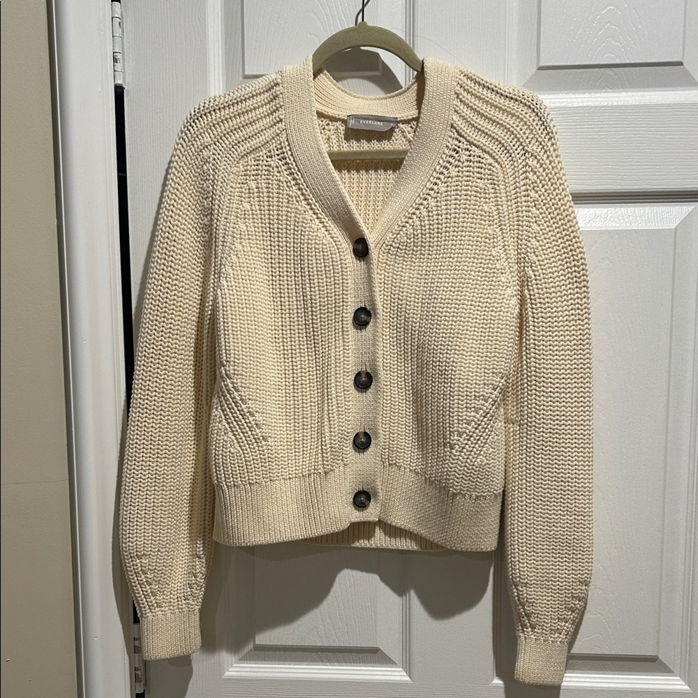 Everlane Chunky Knit Cardigan